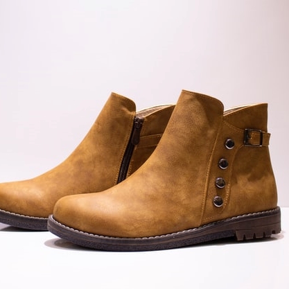 Brown Suede Ankle Boots