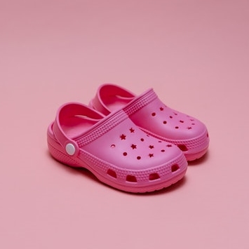 Pink Rubber Sandals