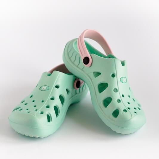 Green Rubber Sandals