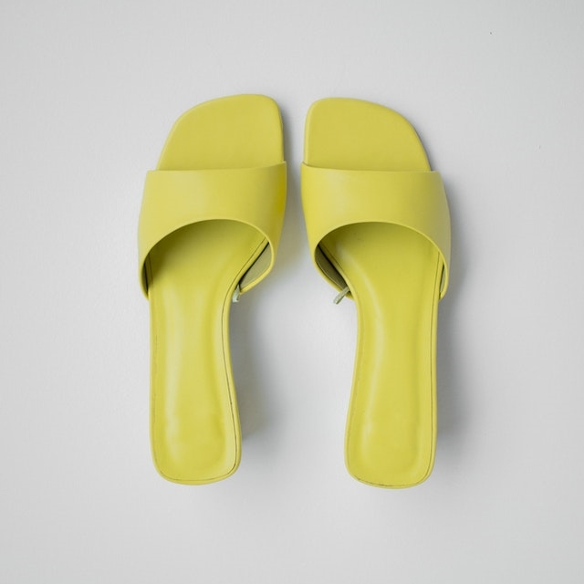 Lime Green Sandals