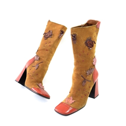 Brown Suede Autumn Boots