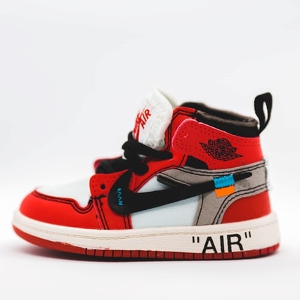 Red White Black Sneakers