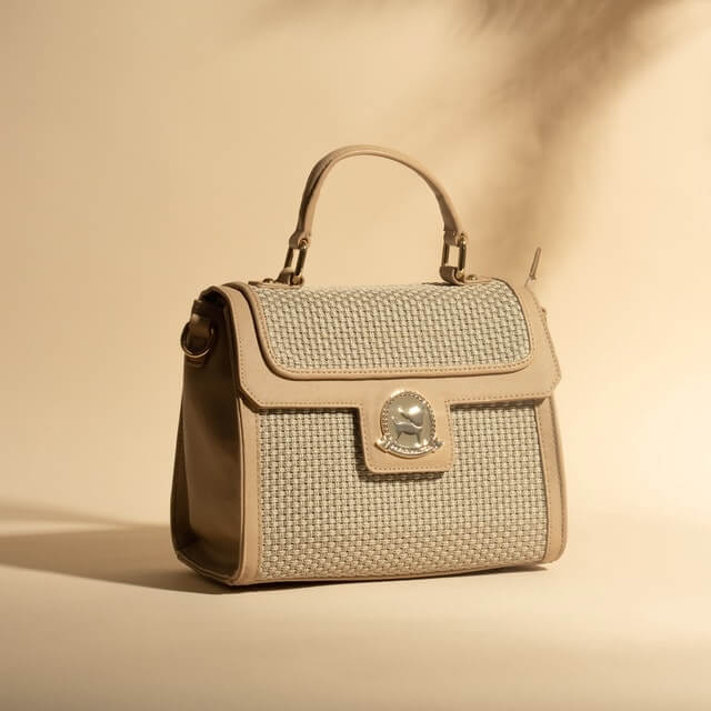Beige Handbag